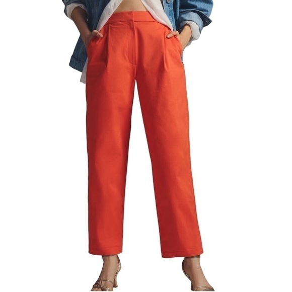 Anthropologie Pants - Anthropologie Exquise Rolled-Hem Chino Pants Size S